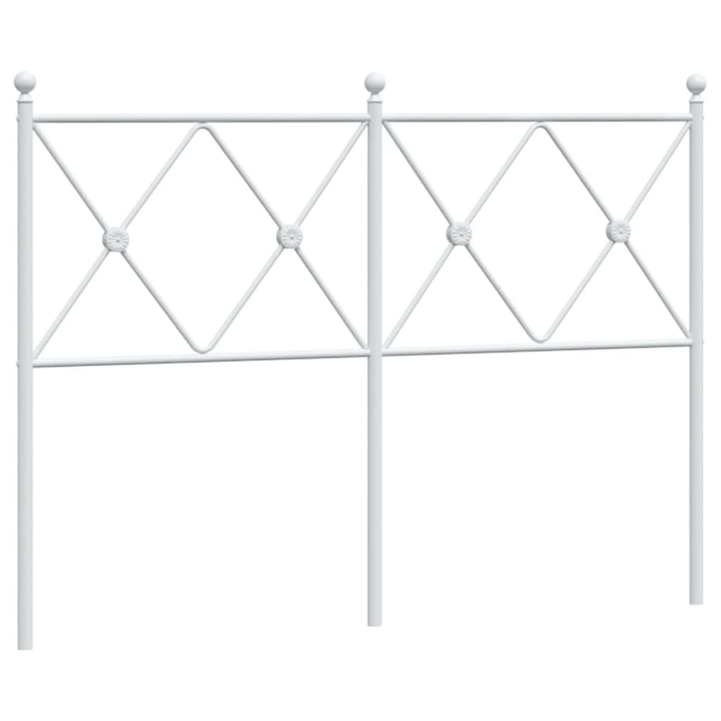Tête de lit métal blanc 120 cm - XIOS
