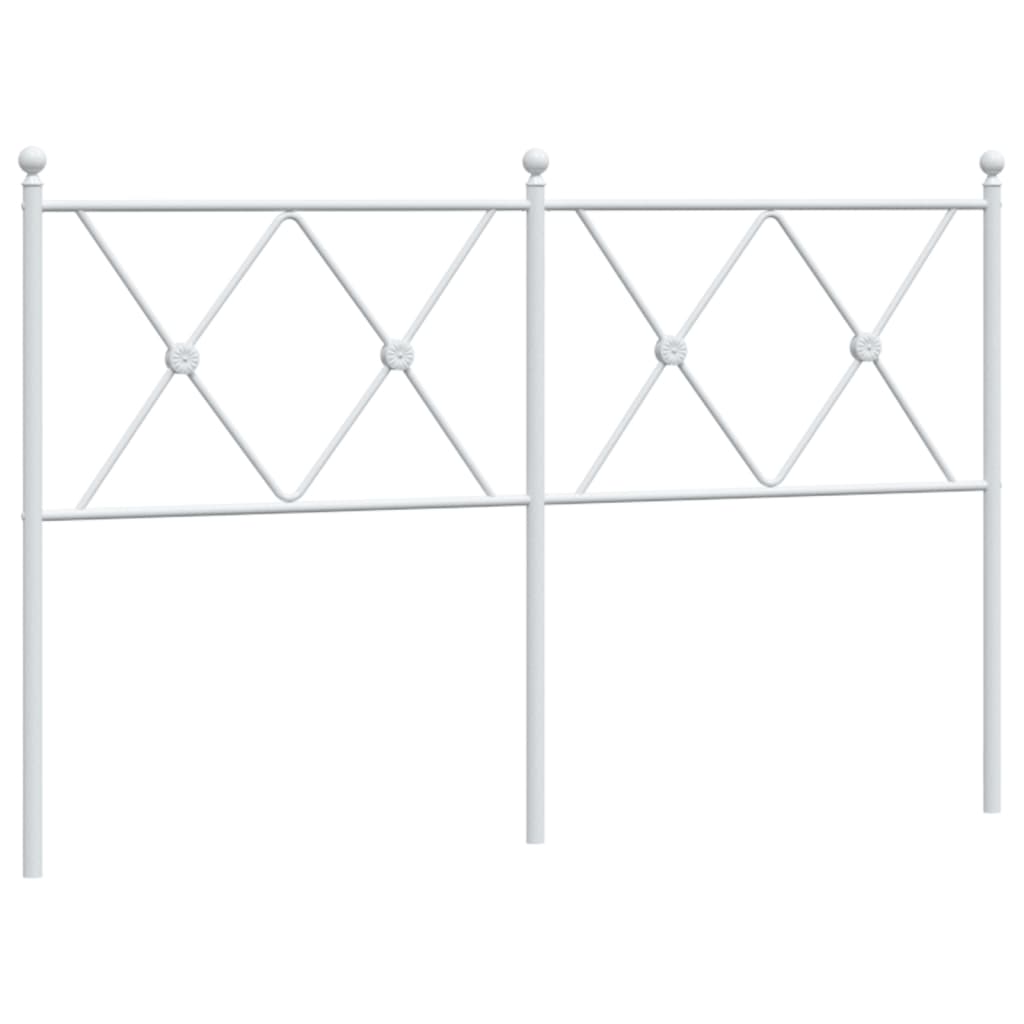 Tête de lit métal blanc 137 cm - XIOS