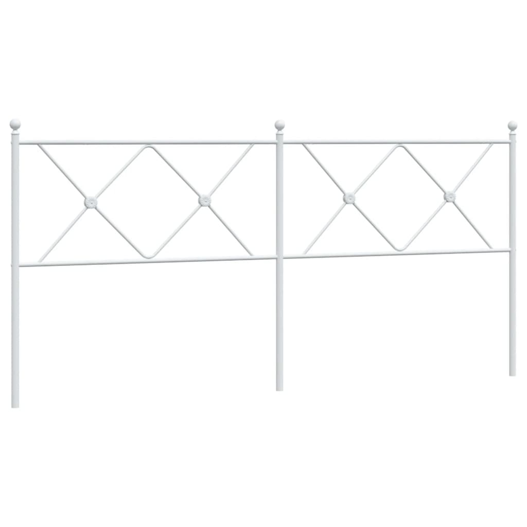 Tête de lit métal blanc 180 cm - XIOS