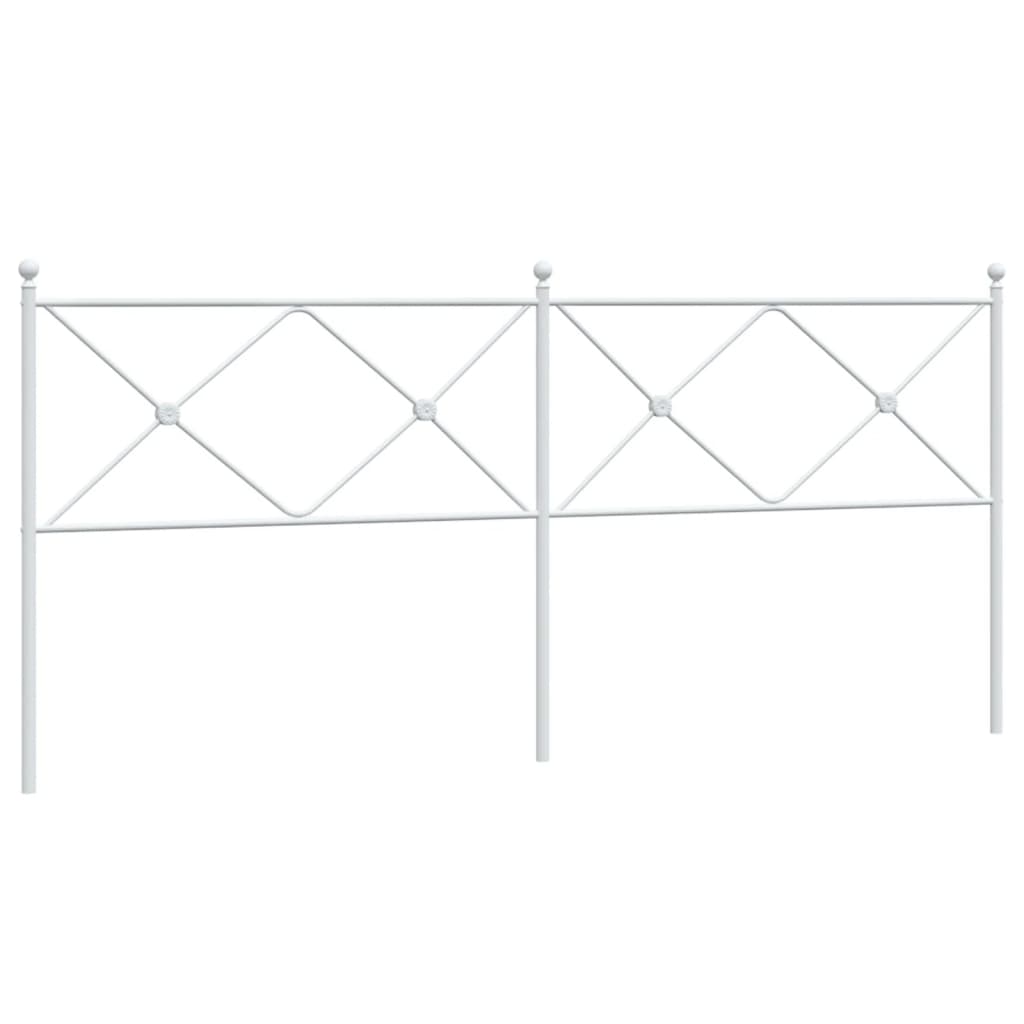 Tête de lit métal blanc 193 cm - XIOS