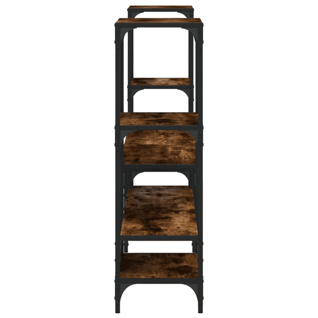 Meuble TV chêne fumé 206,5x28,5x95 cm bois d'ingénierie - XIOS