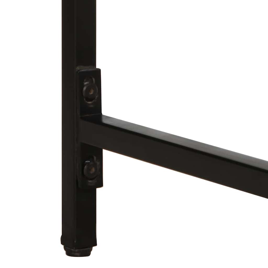 Table à manger 140x70x75 cm bois de manguier massif brut - XIOS