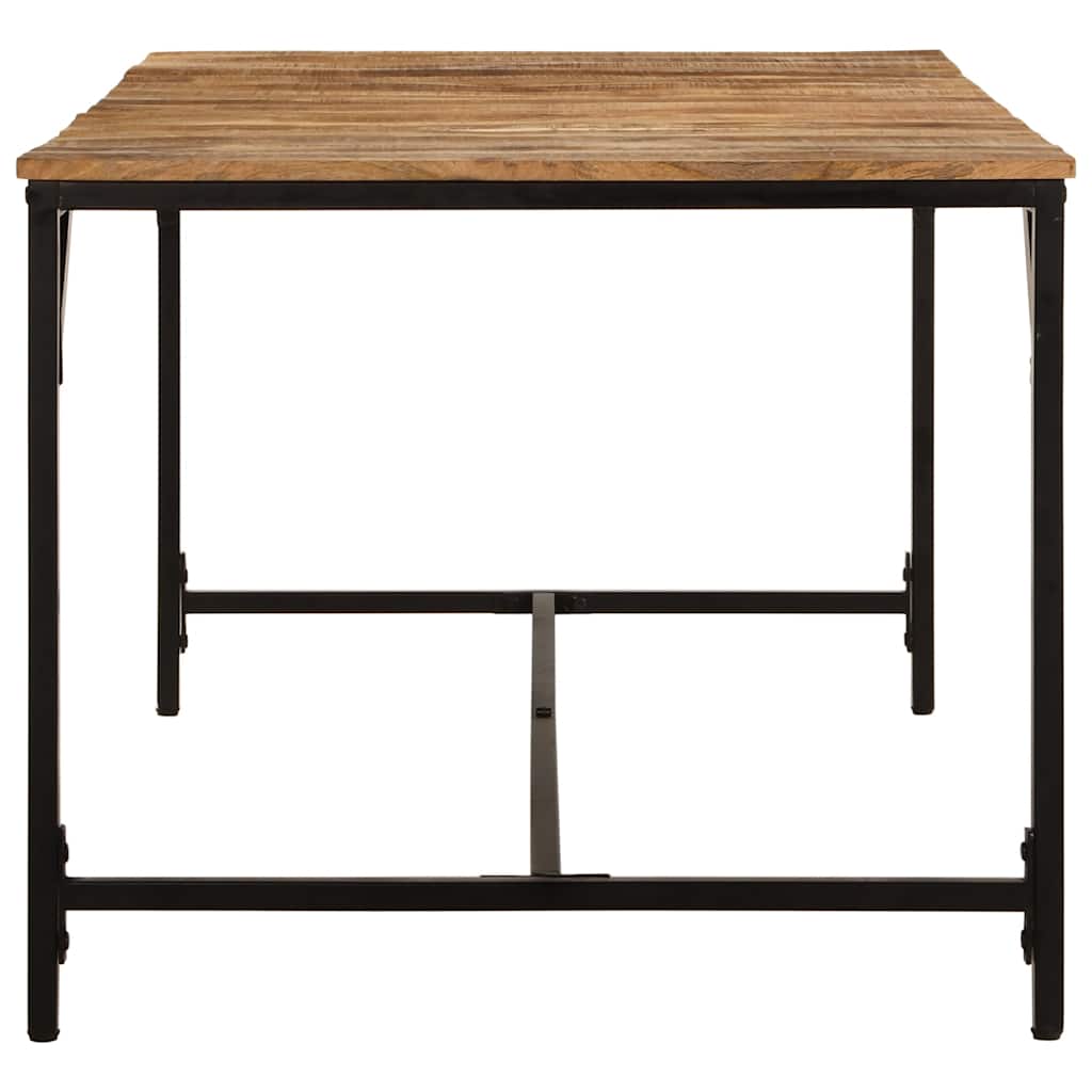 Table à manger 180x90x75 cm bois de manguier massif brut - XIOS