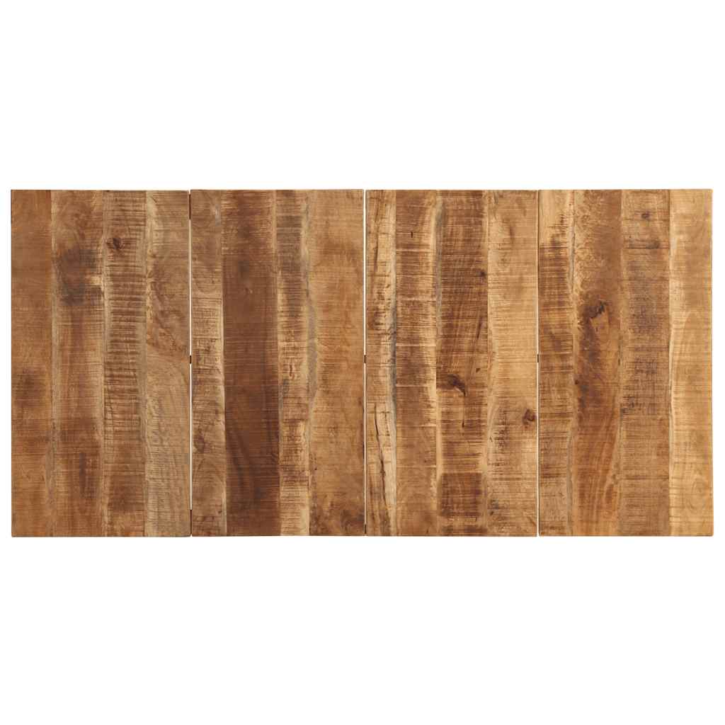 Table à manger 180x90x75 cm bois de manguier massif brut - XIOS