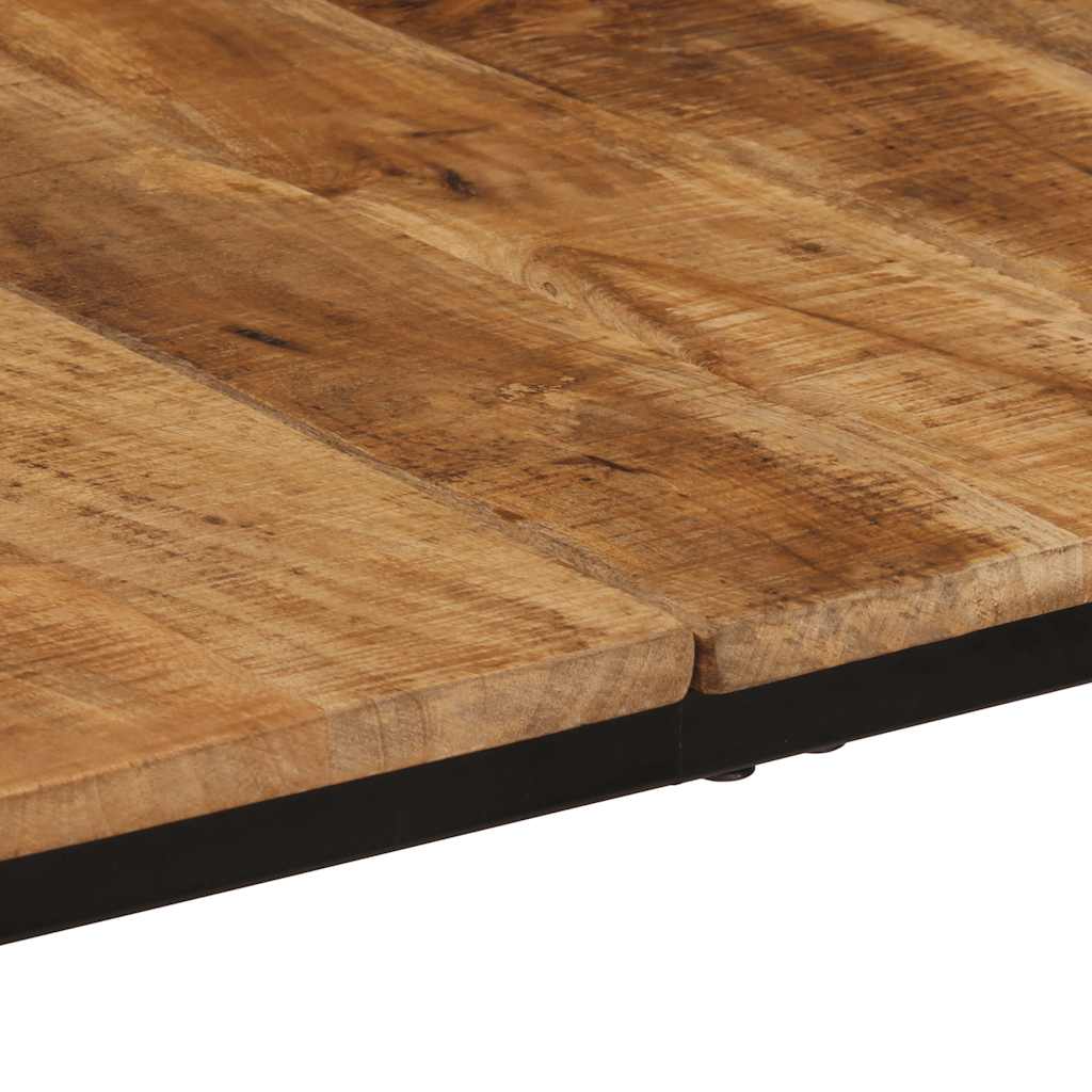 Table à manger 180x90x75 cm bois de manguier massif brut - XIOS