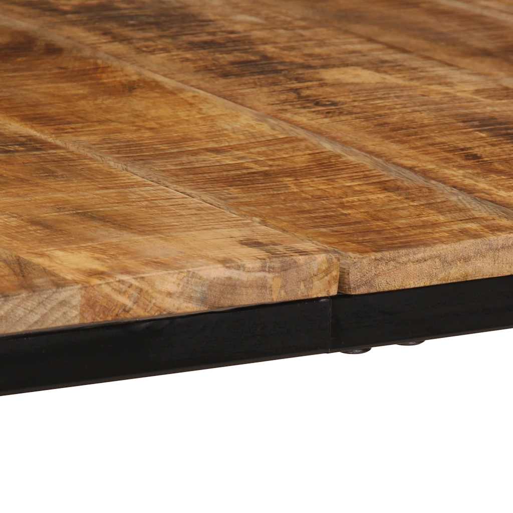 Table à manger 200x100x75 cm bois de manguier massif brut - XIOS