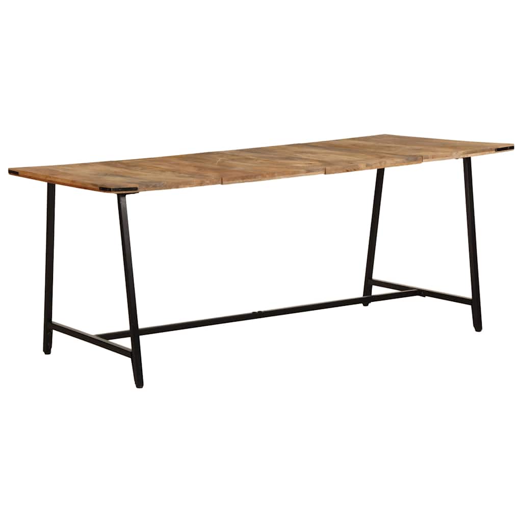 Table à dîner 180x90x75 cm bois de manguier massif - XIOS