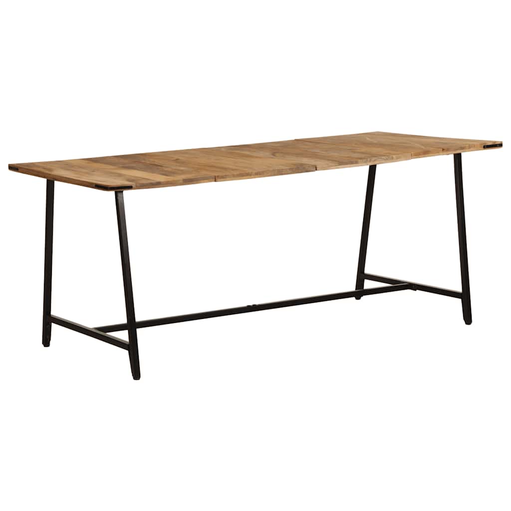 Table à dîner 180x90x75 cm bois de manguier massif - XIOS