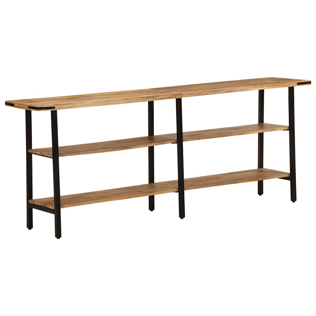 Table console 180x35x70 cm bois de manguier massif - XIOS