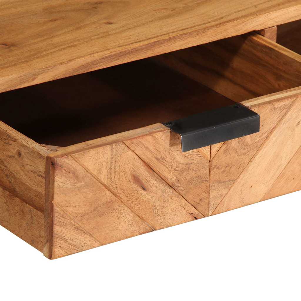 Table basse 110x55x40 cm bois massif d'acacia - XIOS