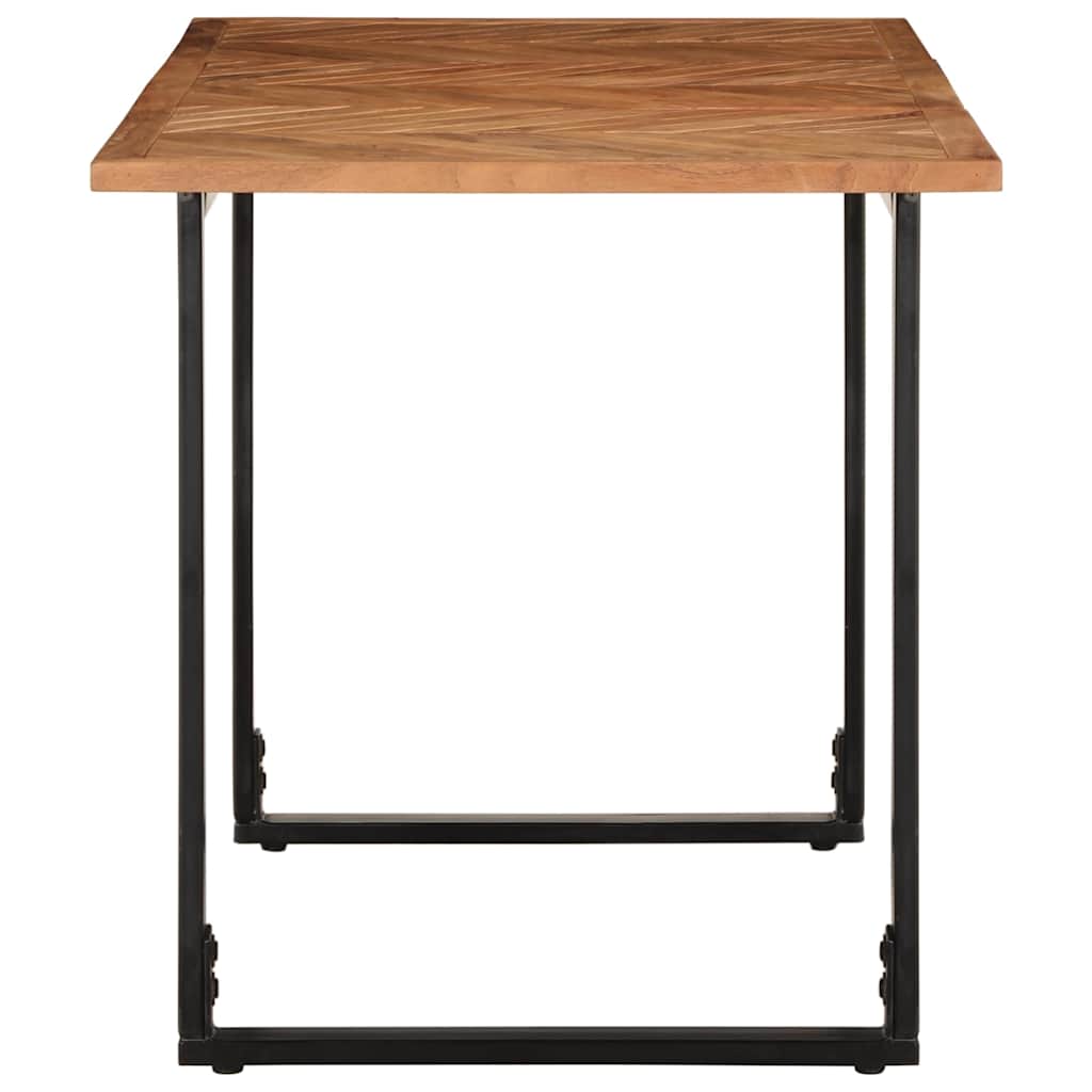 Table à manger 140x70x75 cm bois massif d'acacia - XIOS