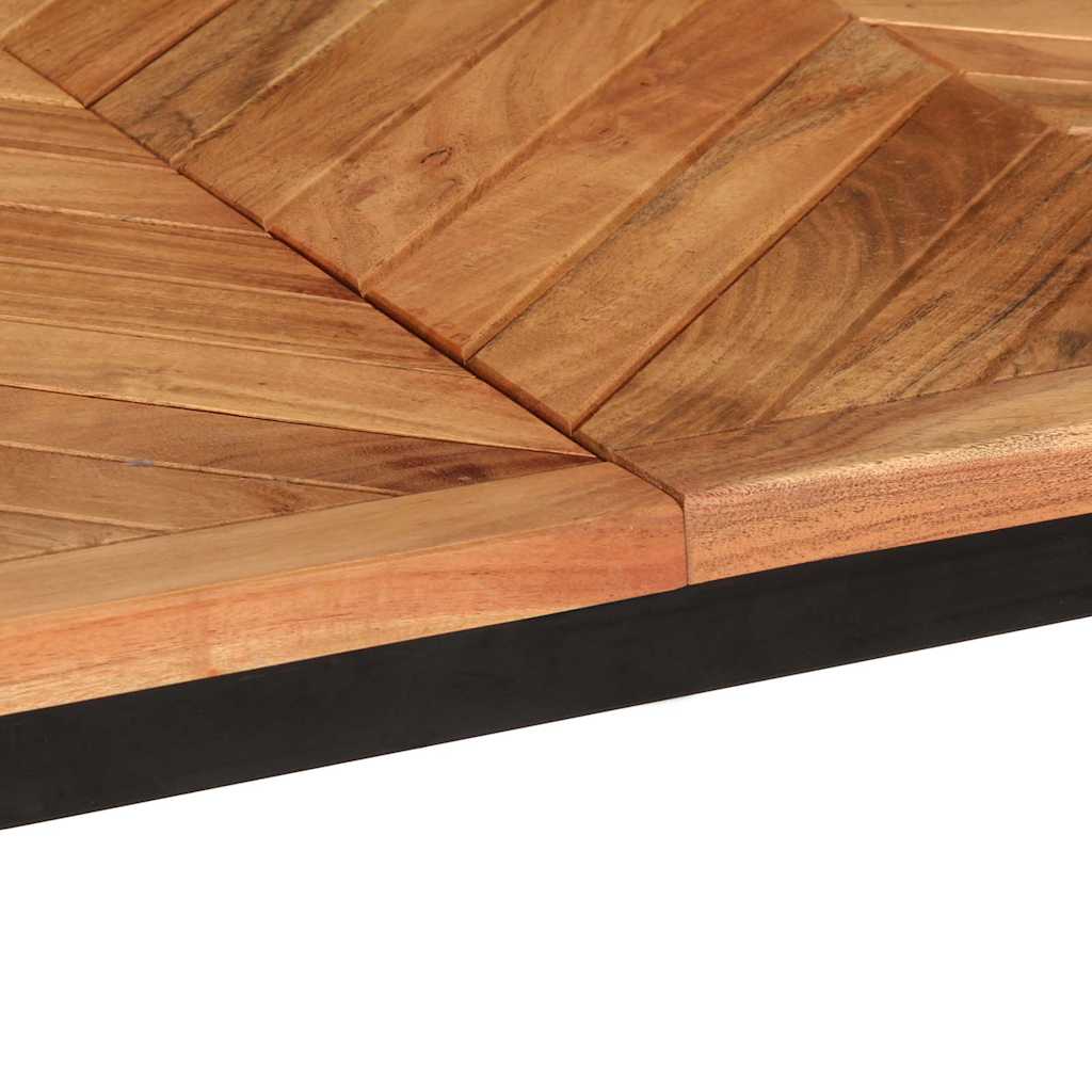 Table à manger 140x70x75 cm bois massif d'acacia - XIOS