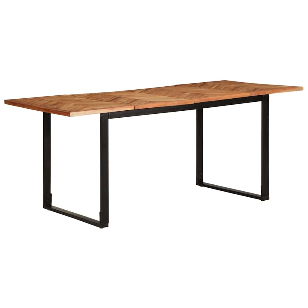 Table à manger 180x90x75 cm bois massif d'acacia - XIOS