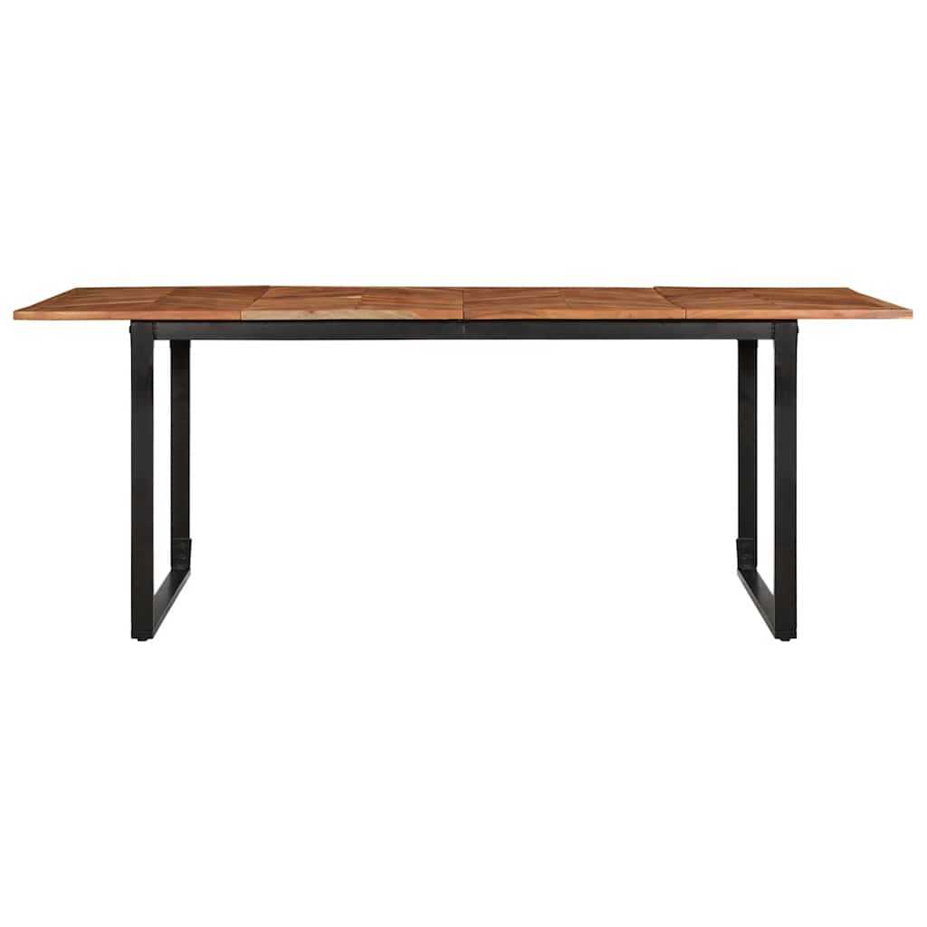 Table à manger 200x100x75 cm bois massif d'acacia - XIOS