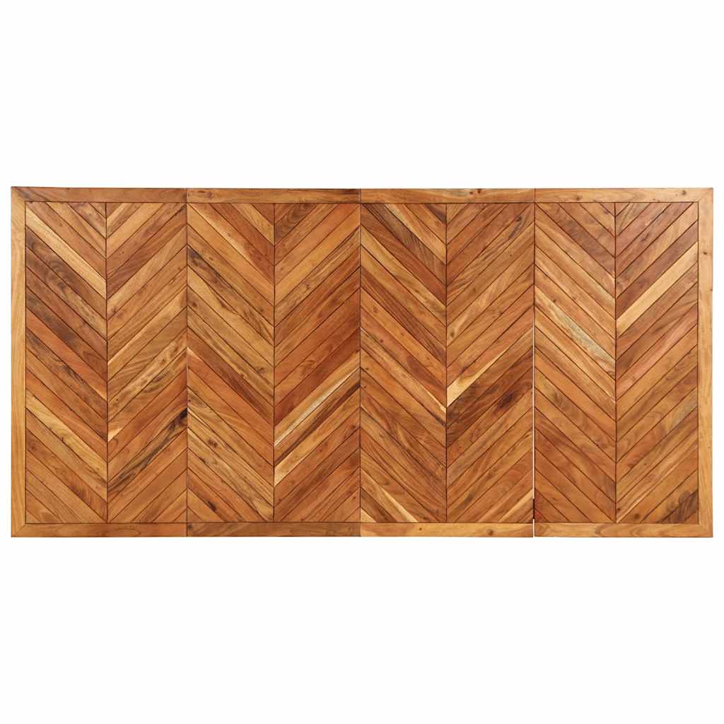 Table à manger 200x100x75 cm bois massif d'acacia - XIOS
