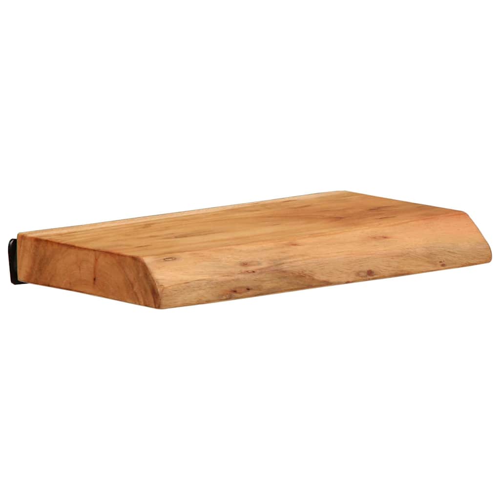 Étagères murales 2 pcs 30x20x3,5 cm bois massif d'acacia - XIOS