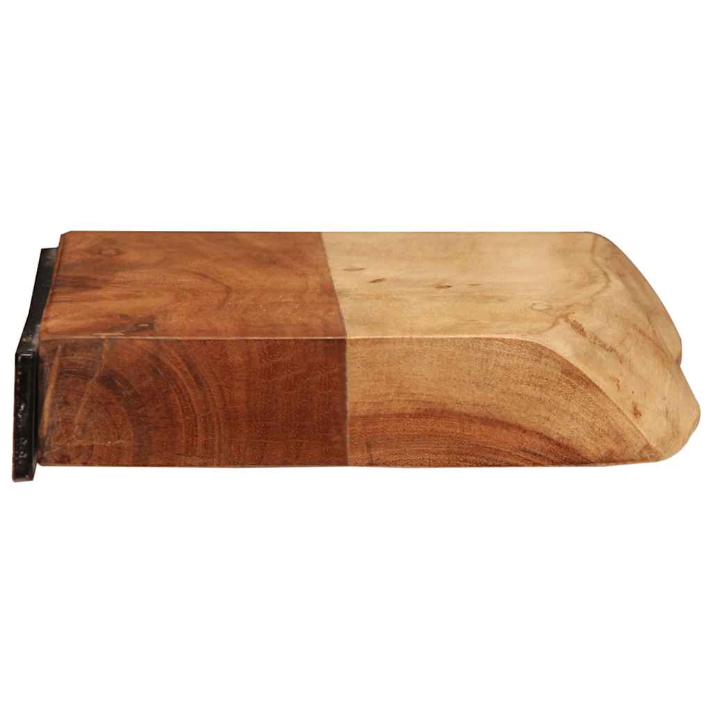 Étagères murales 2 pcs 40x20x3,5 cm bois massif d'acacia - XIOS