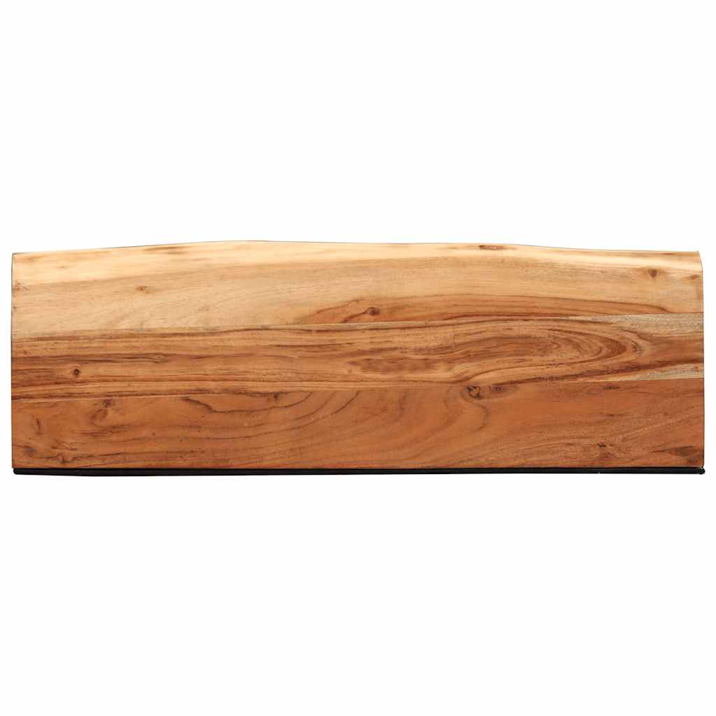 Étagères murales 2 pcs 60x20x3,5 cm bois massif d'acacia - XIOS