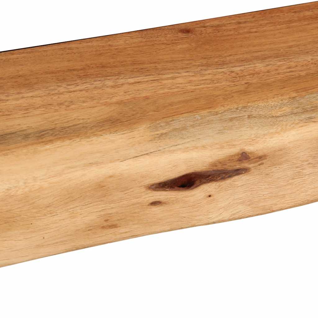 Étagères murales 2 pcs 80x20x3,5 cm bois massif d'acacia - XIOS