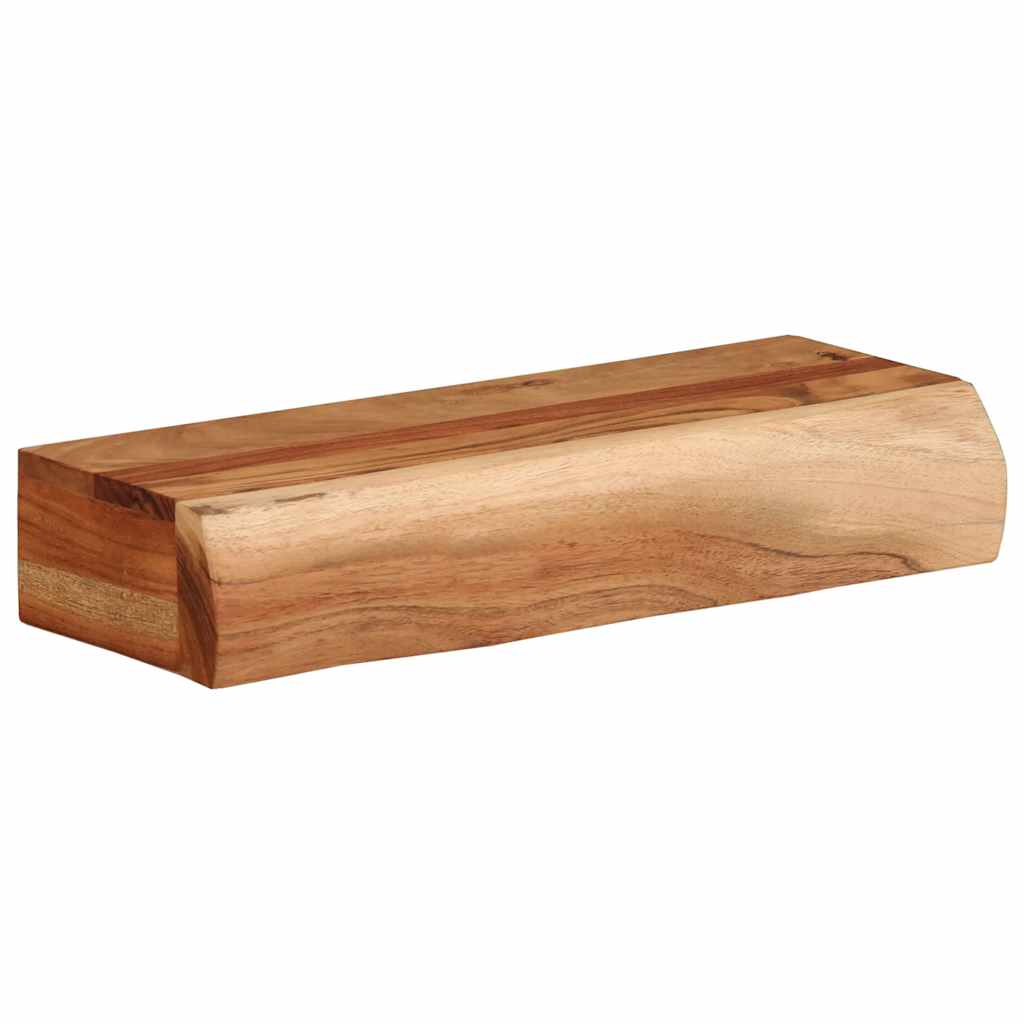 Étagères murales 2 pcs 40x17x8 cm bois massif d'acacia - XIOS