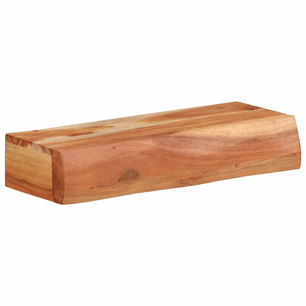 Étagères murales 2 pcs 40x17x8 cm bois massif d'acacia - XIOS