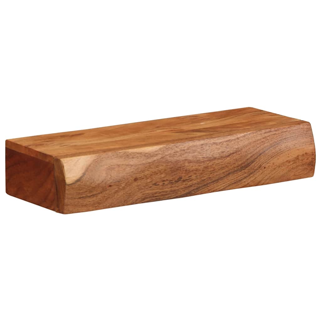 Étagères murales 2 pcs 40x17x8 cm bois massif d'acacia - XIOS