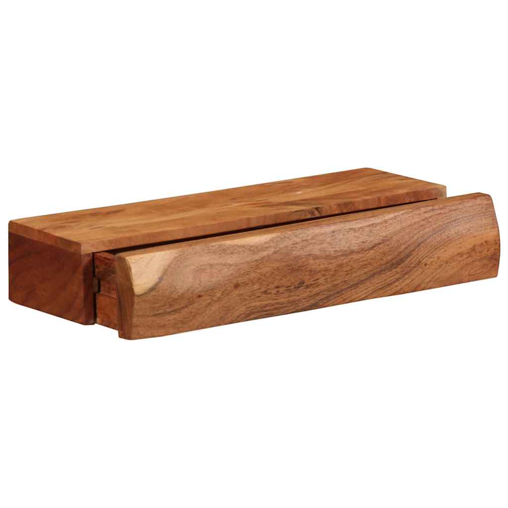 Étagères murales 2 pcs 40x17x8 cm bois massif d'acacia - XIOS