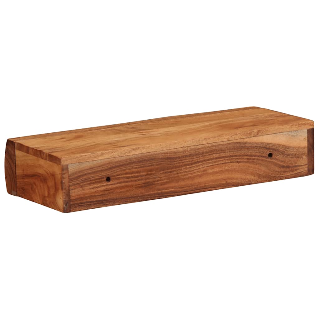 Étagères murales 2 pcs 40x17x8 cm bois massif d'acacia - XIOS