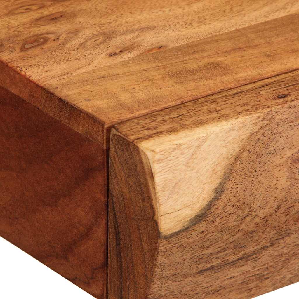 Étagères murales 2 pcs 40x17x8 cm bois massif d'acacia - XIOS