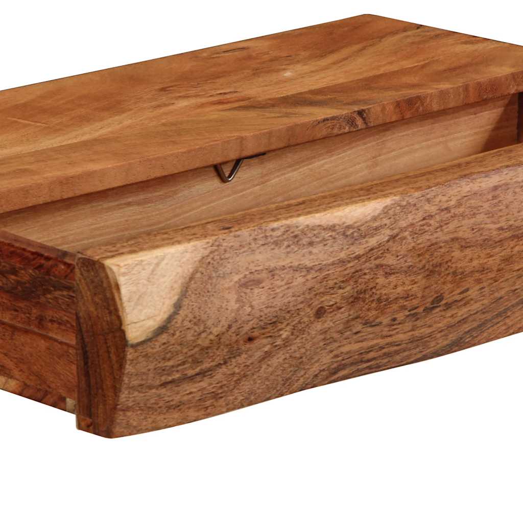 Étagères murales 2 pcs 40x17x8 cm bois massif d'acacia - XIOS