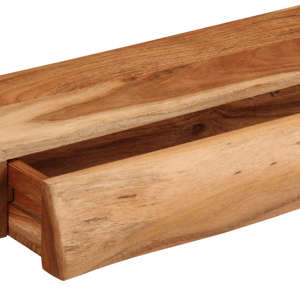 Étagères murales 2 pcs 60x17x8 cm bois massif d'acacia - XIOS