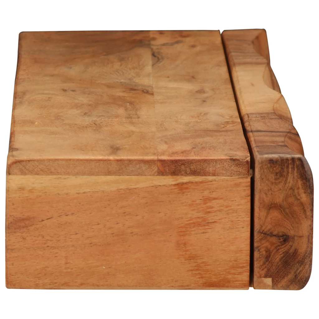 Étagères murales 2 pcs 80x17x8 cm bois massif d'acacia - XIOS