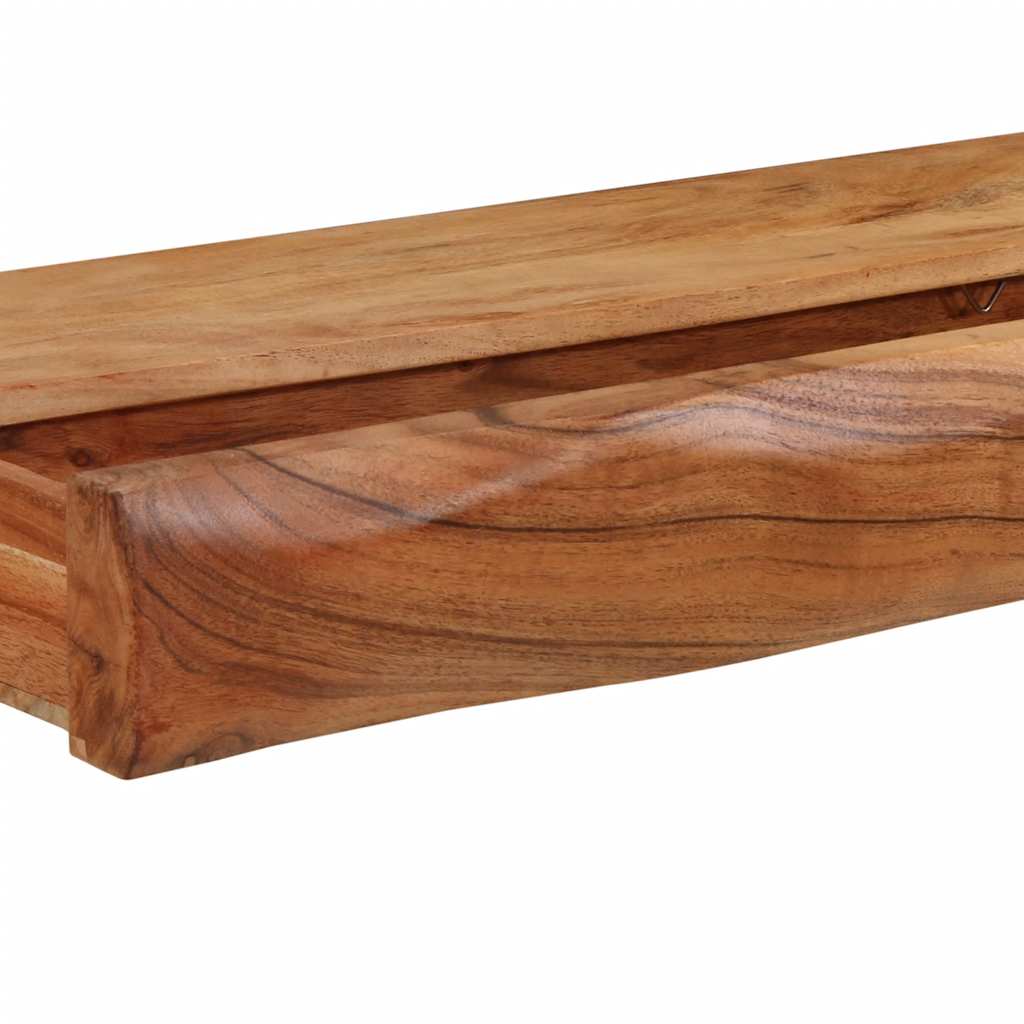 Étagères murales 2 pcs 80x17x8 cm bois massif d'acacia - XIOS