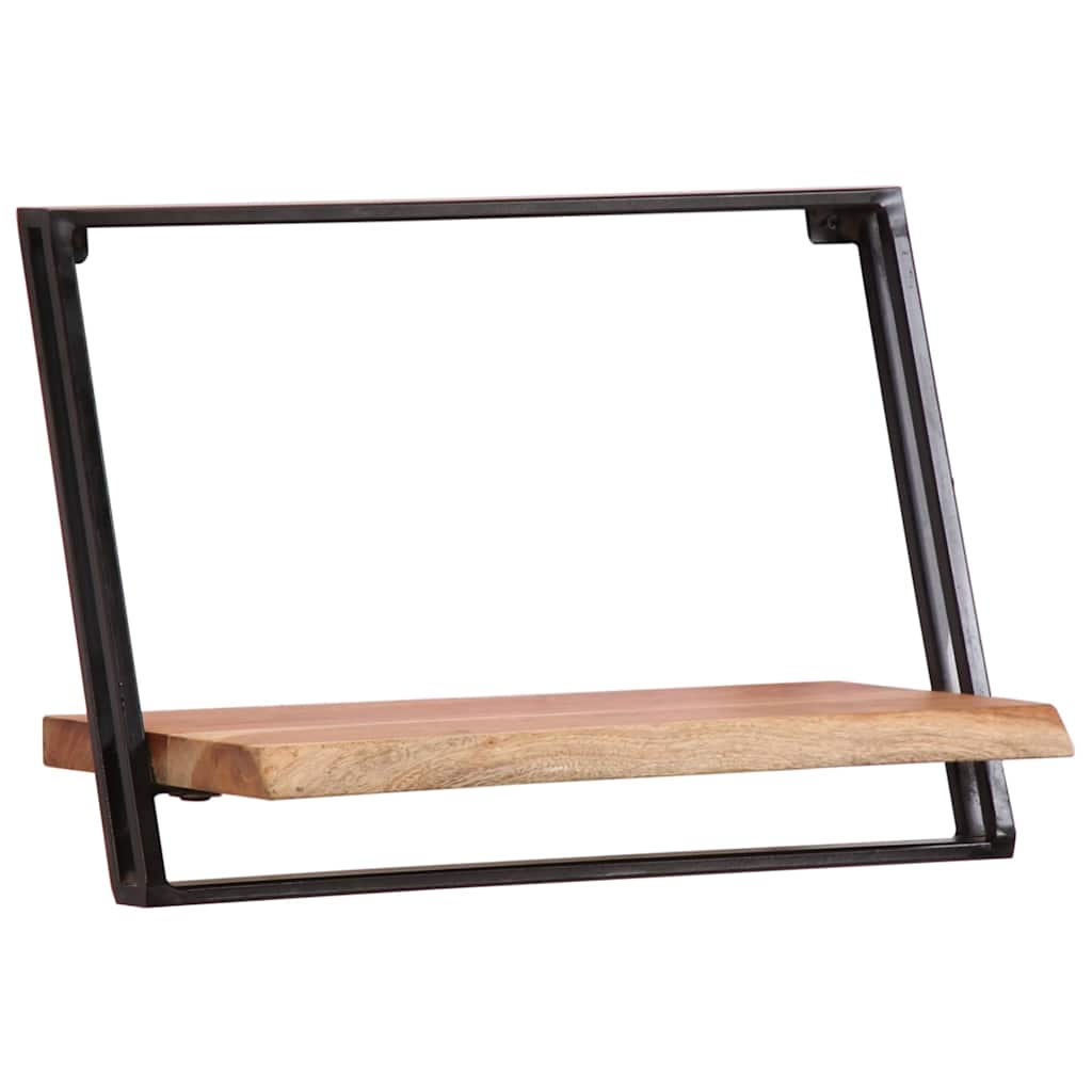 Étagères murales 5 pcs en bois massif d'acacia - XIOS