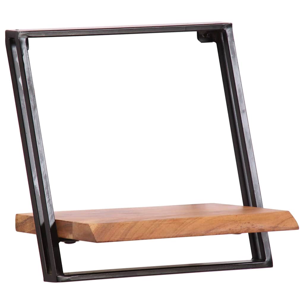 Étagères murales 5 pcs en bois massif d'acacia - XIOS