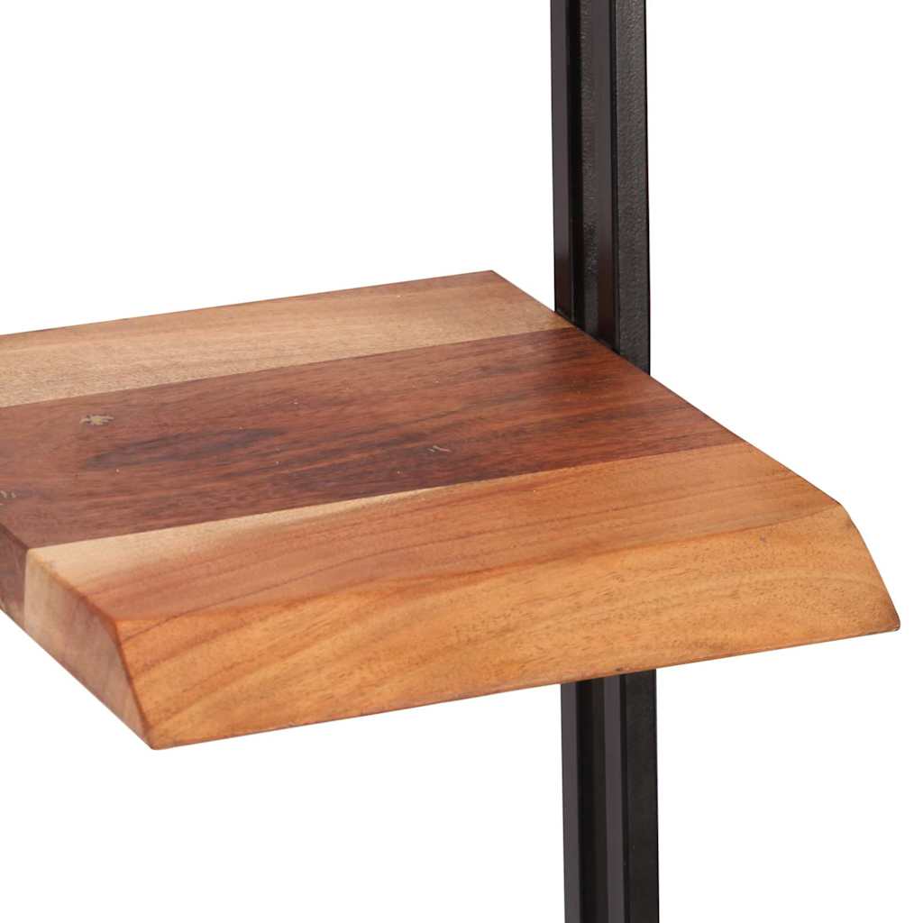 Étagères murales 5 pcs en bois massif d'acacia - XIOS