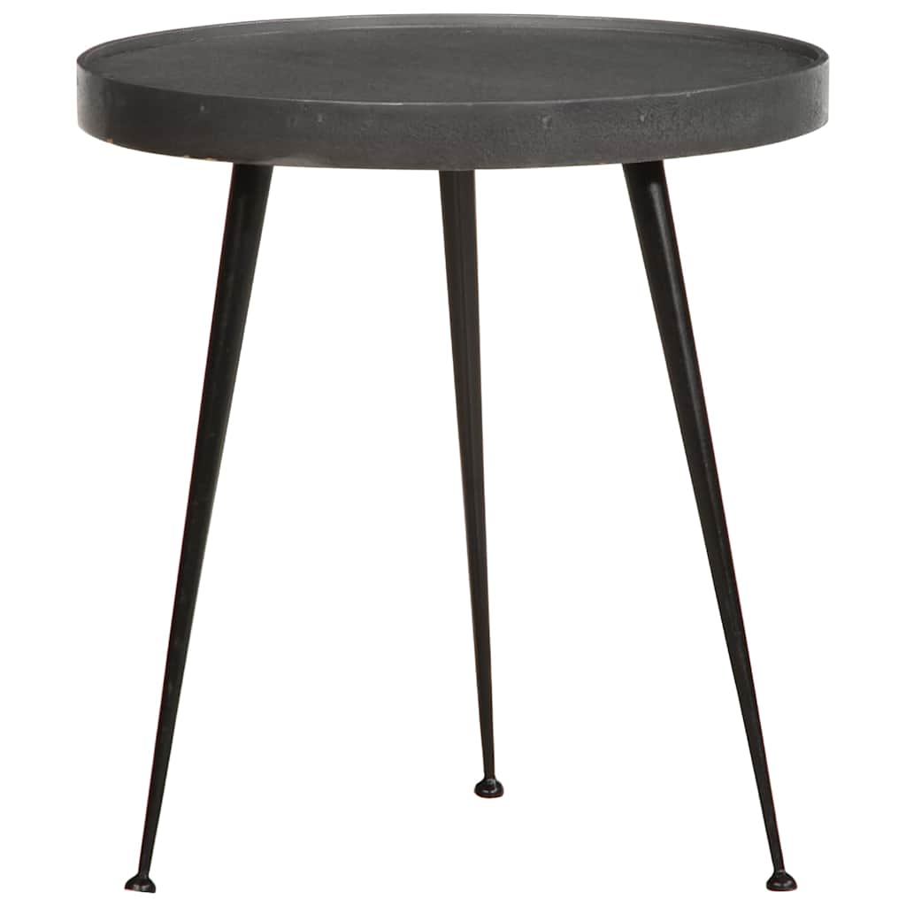 Table basse 2 pcs en bois d'ingénierie noir - XIOS