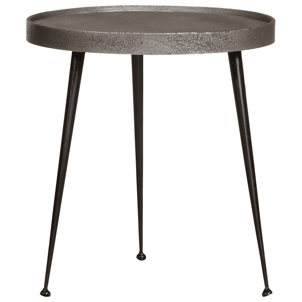 Table basse 3 pcs en bois composite argenté - XIOS
