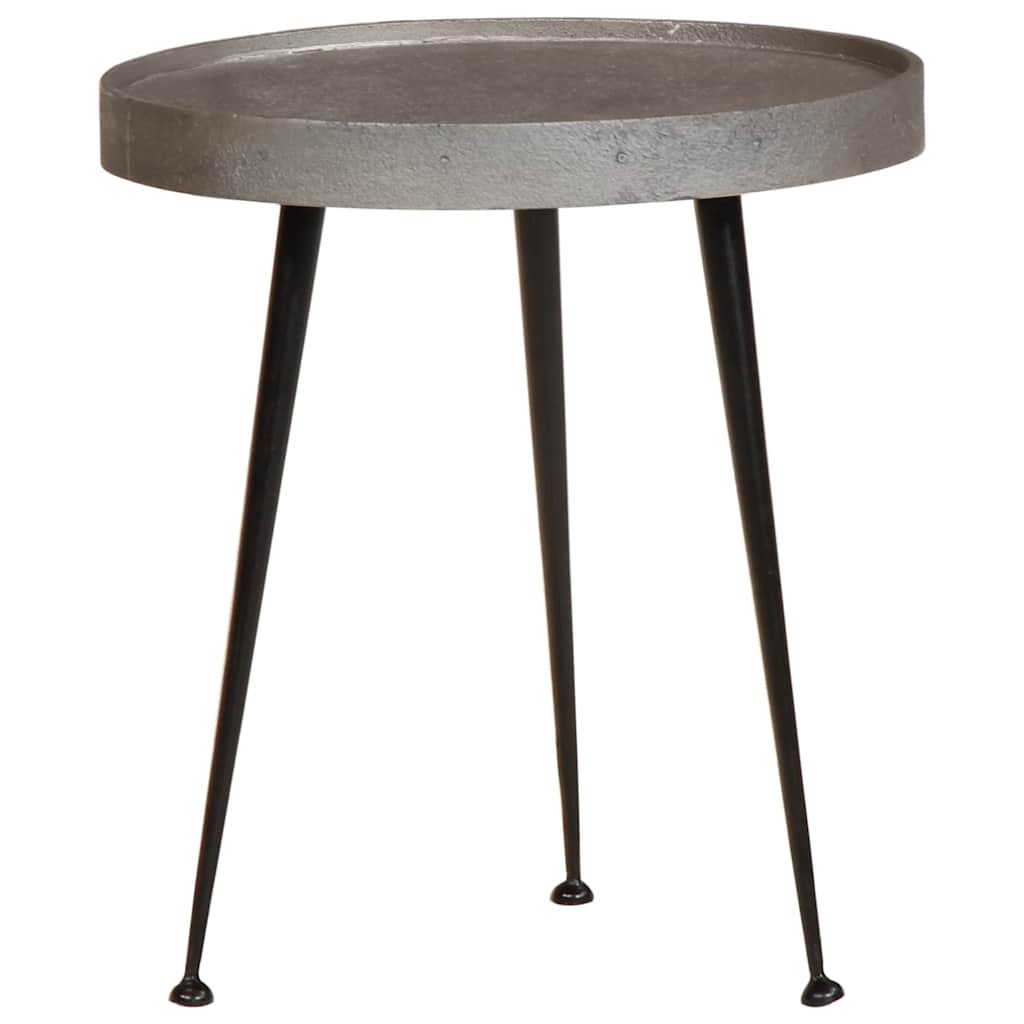Table basse 3 pcs en bois composite argenté - XIOS