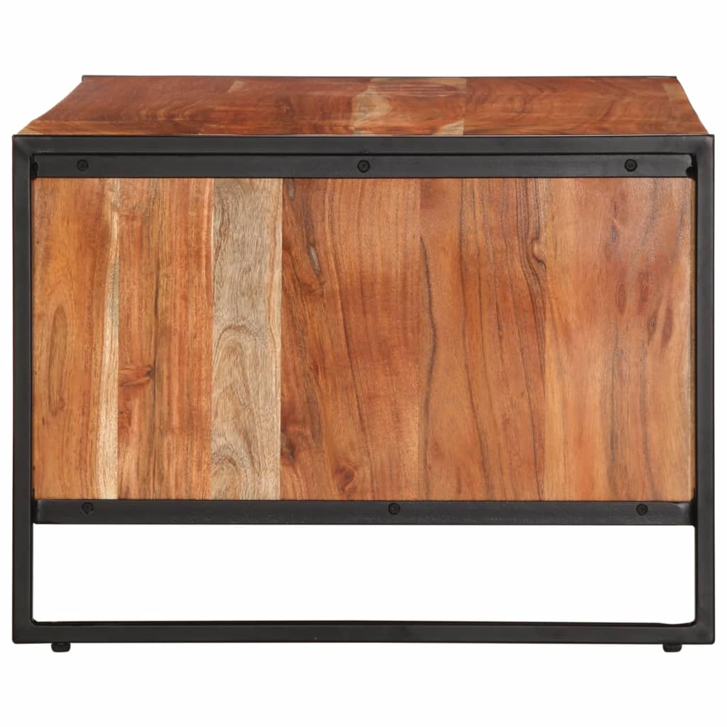Table basse 90x55x40 cm bois massif d'acacia - XIOS