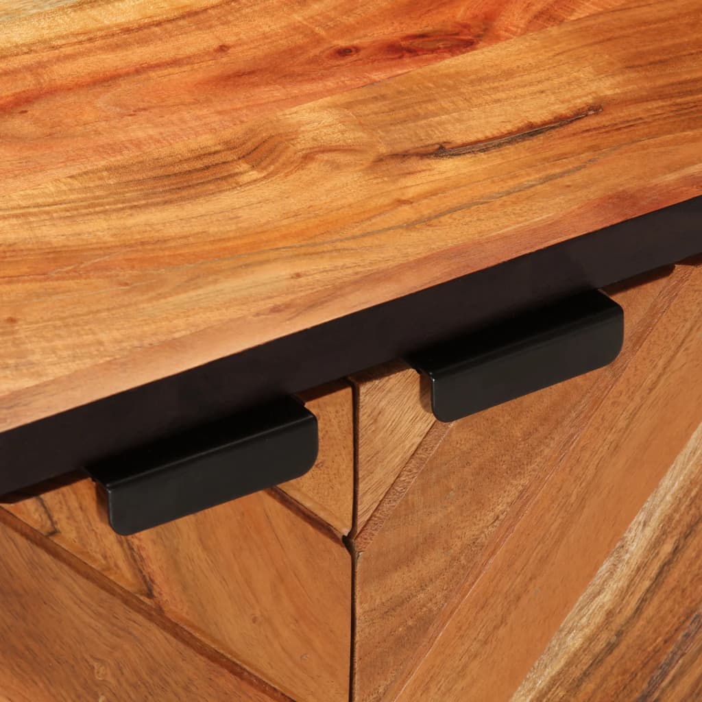 Table basse 90x55x40 cm bois massif d'acacia - XIOS