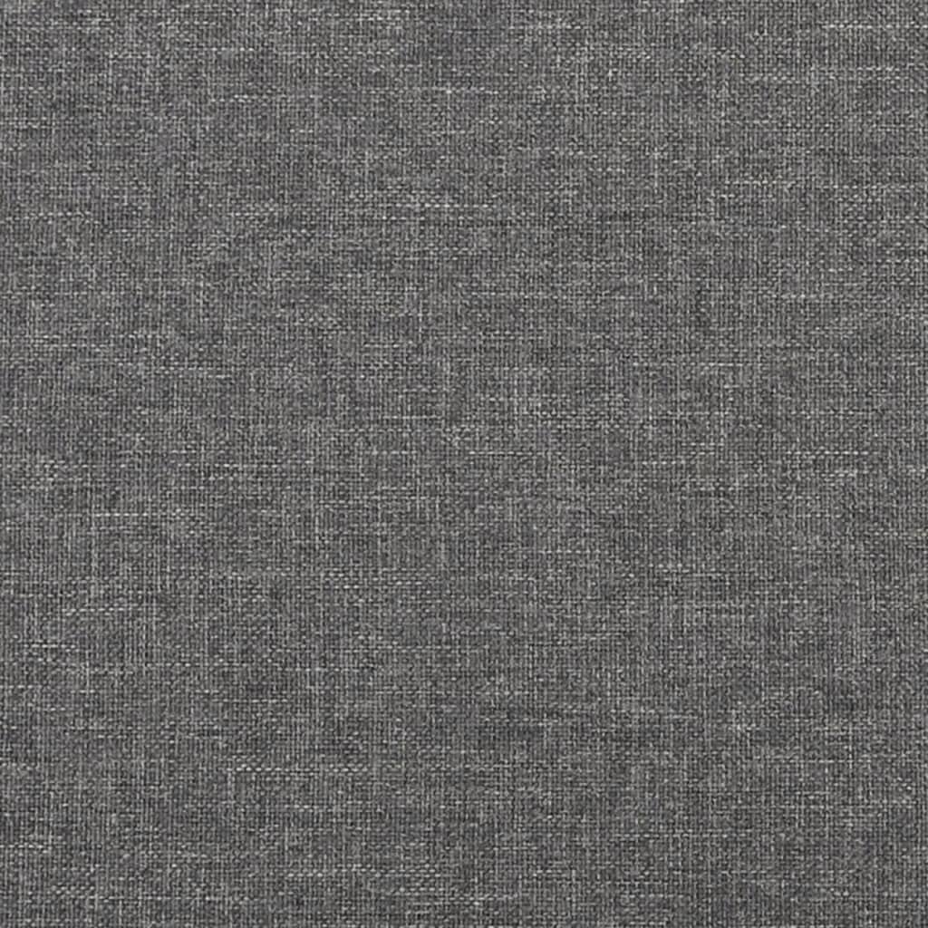 Canapé-lit à 2 places gris clair tissu - XIOS