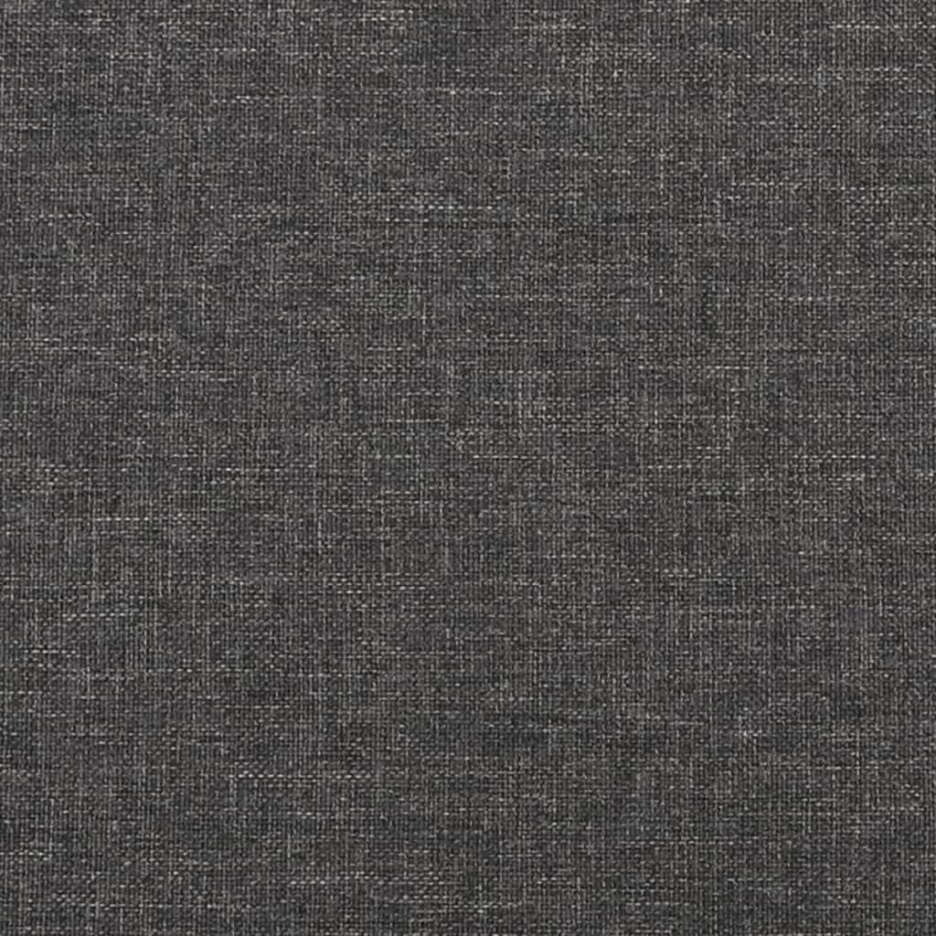 Canapé-lit à 2 places gris foncé tissu - XIOS