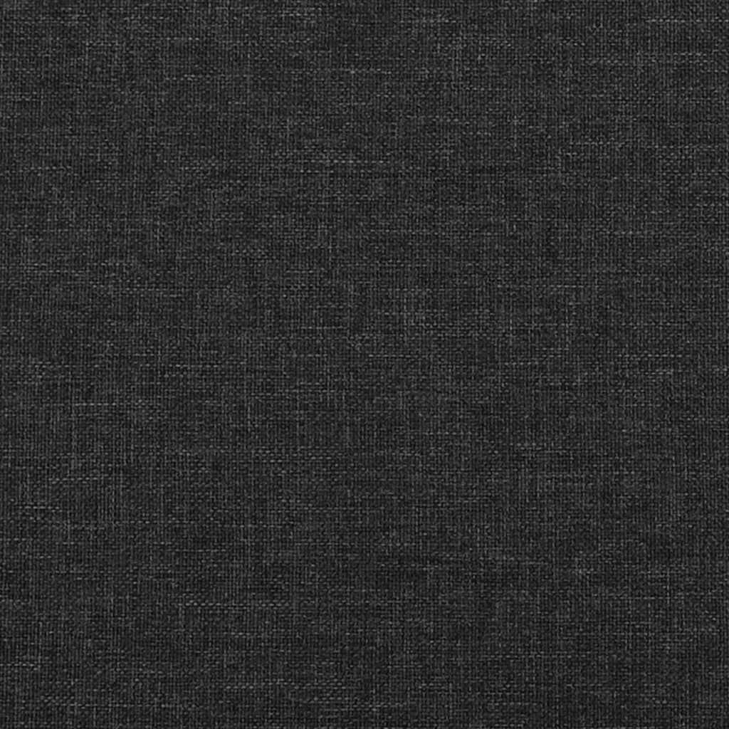 Canapé-lit à 2 places noir tissu - XIOS