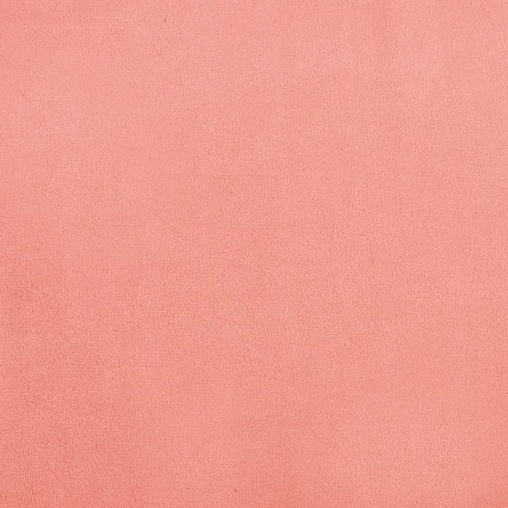 Canapé-lit à 2 places rose velours - XIOS