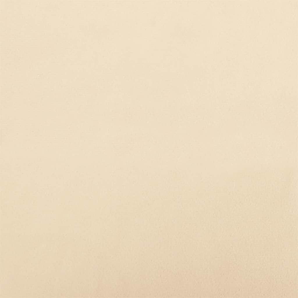 Canapé-lit à 2 places crème velours - XIOS