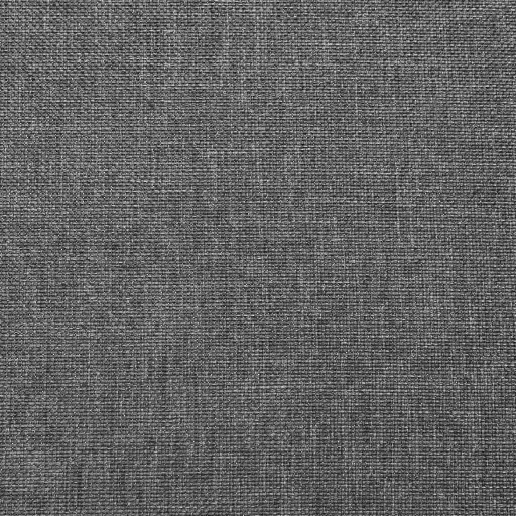 Canapé-lit à 2 places avec deux oreillers gris clair tissu - XIOS
