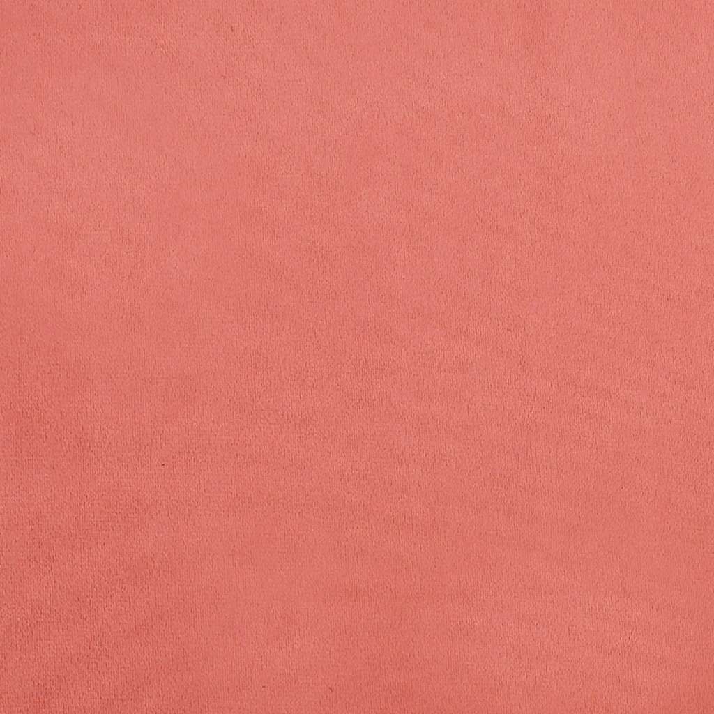 Canapé-lit à 2 places rose velours - XIOS