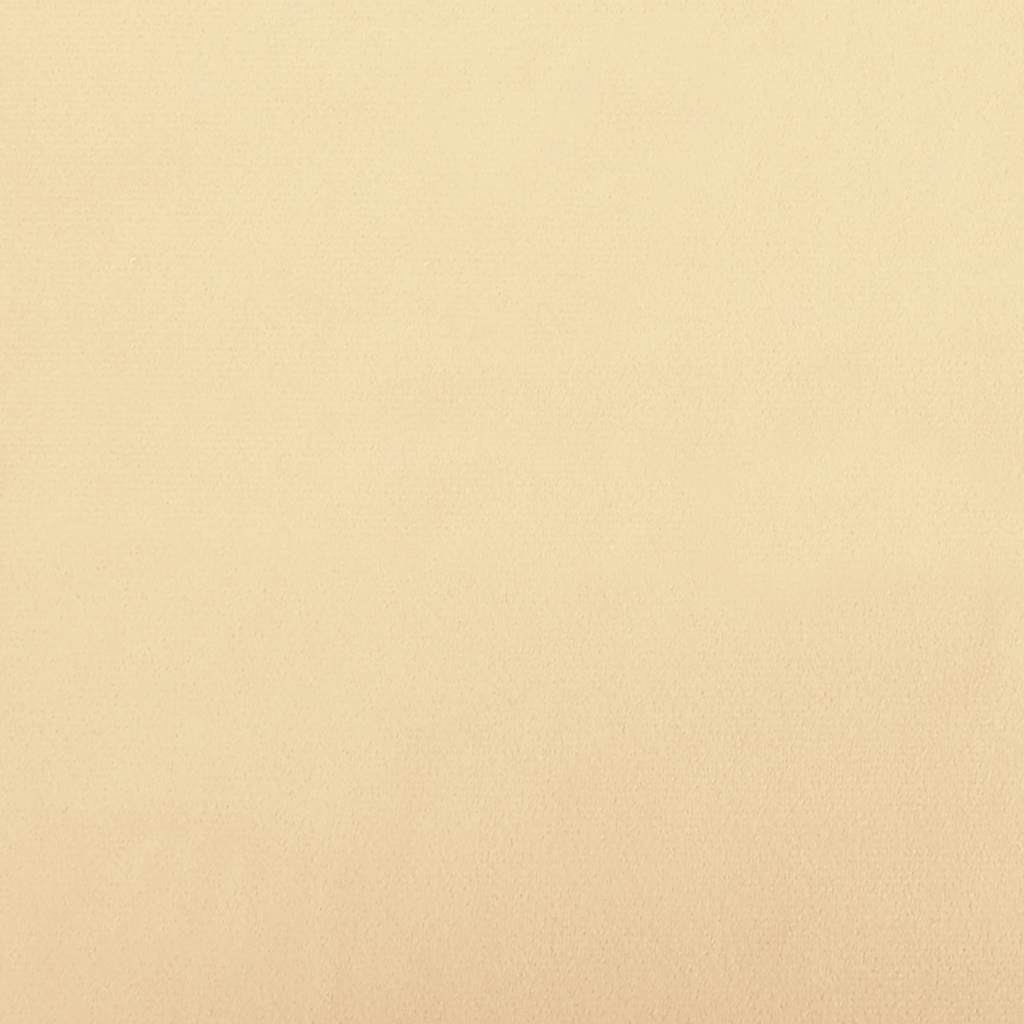 Canapé-lit à 2 places crème velours - XIOS