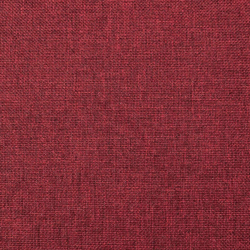 Canapé-lit à 2 places avec deux oreillers rouge bordeaux tissu